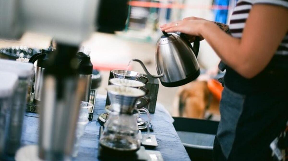 Pour over coffee.