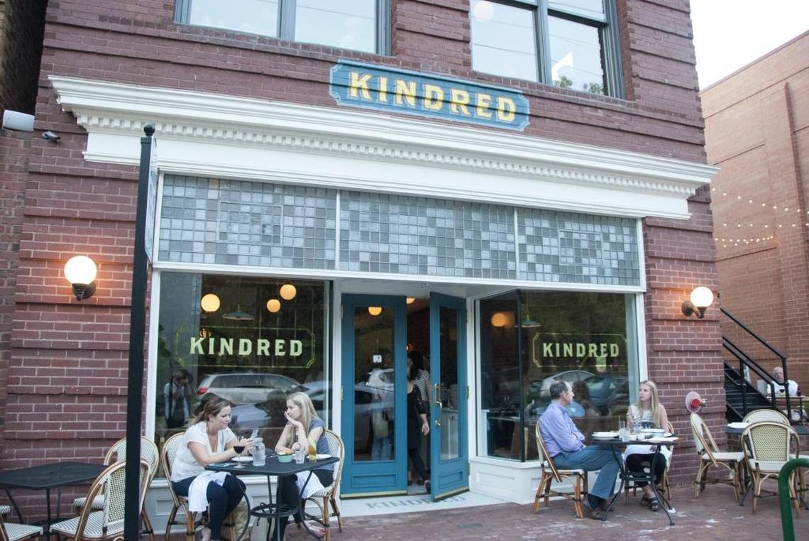 Joe and Katy Kindred’s original restaurant, Kindred, is located in a former pharmacy in Davidson.