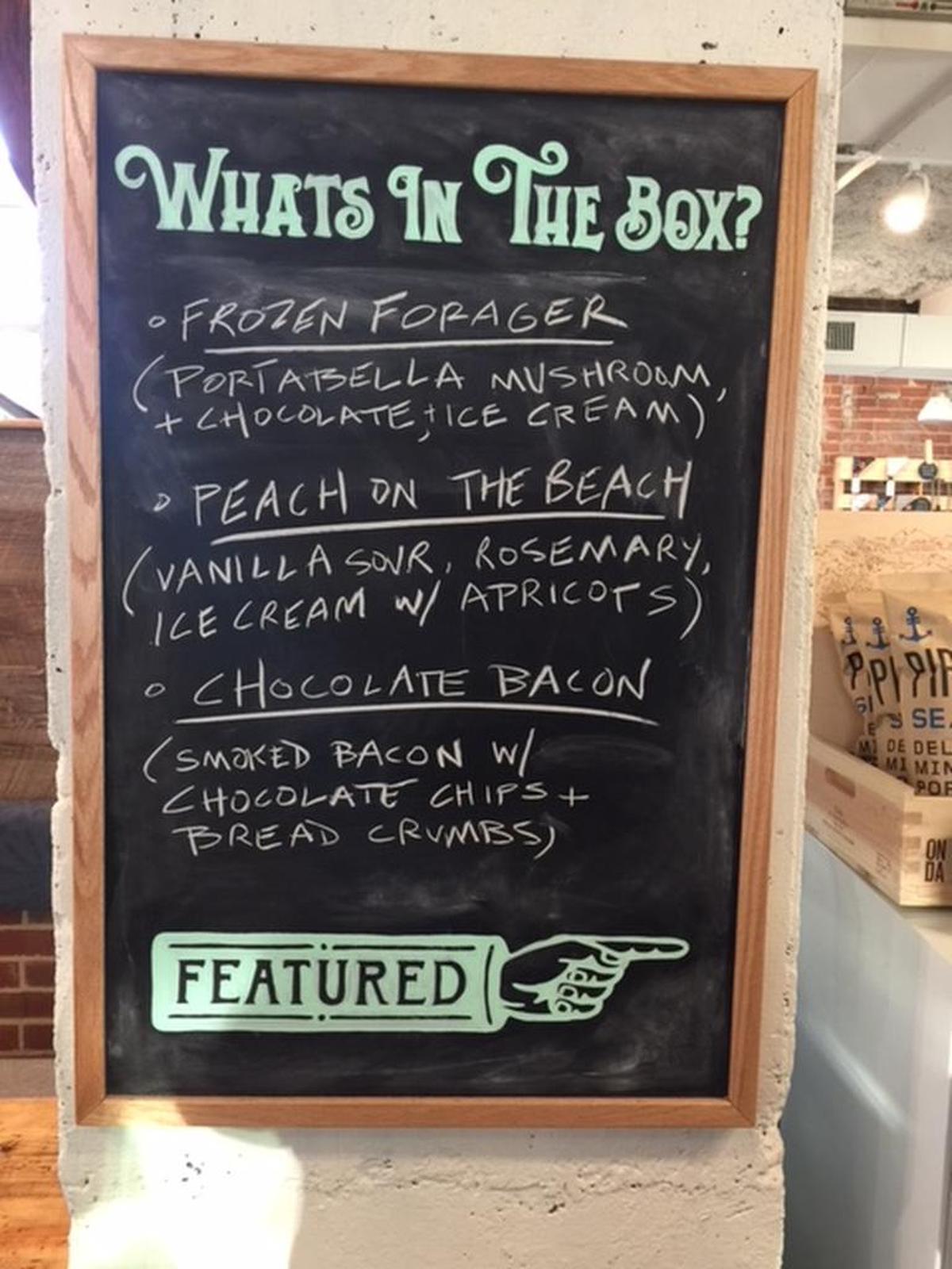 Owner Michael Shortino include a blast-chiller for making unusual flavors of ice cream. This summer, you’ll be able to get an ice cream sandwich with their housemade cookies.