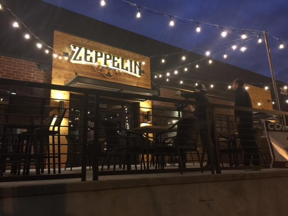 Zeppelin is in the same small complex with Bang Bang Bites and the future location of Common Market.