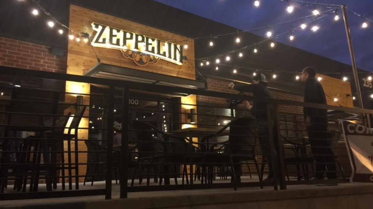 Zeppelin is in the same small complex with Bang Bang Bites and the future location of Common Market.