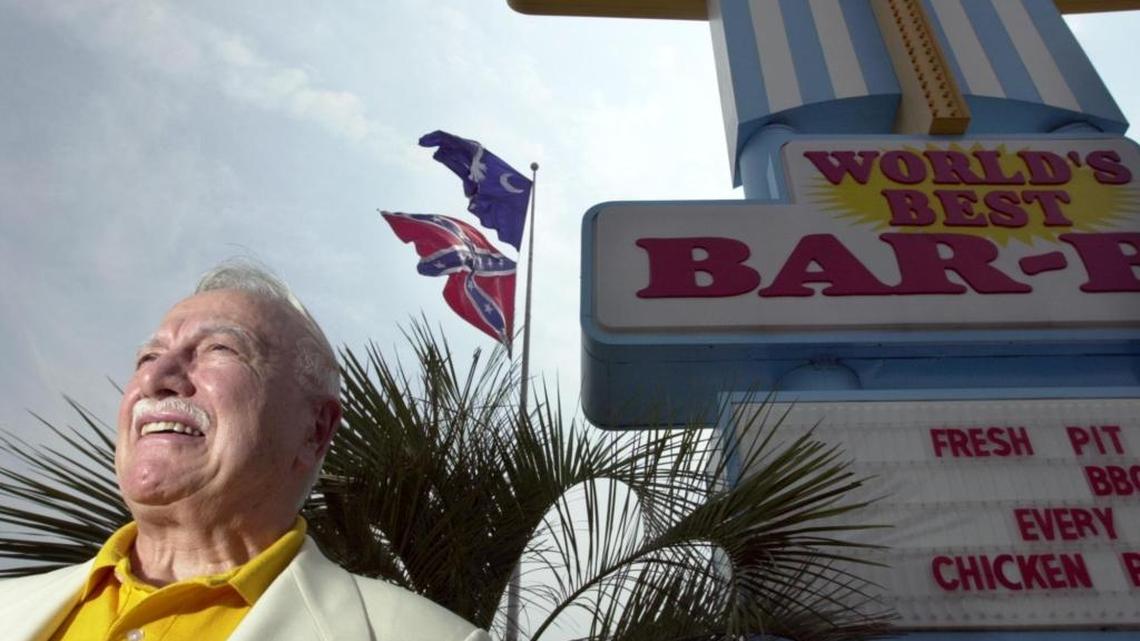 When the Confederate flag was removed from the S.C. Capitol and placed elsewhere on the State House grounds in 2000, Bessinger raised Confederate flags over his restaurants, including one at the main location that was as big as a king-size bedsheet.