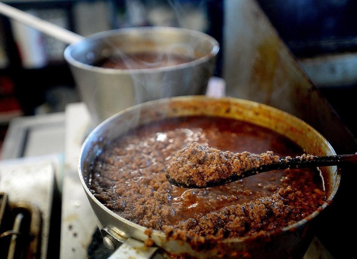 The homemade chili at Brooks’ Sandwich House is made fresh with a secret family recipe.