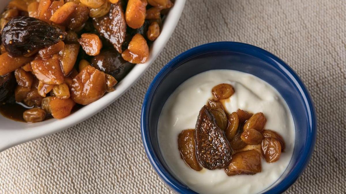 Chai Spiced Fruit Compote.