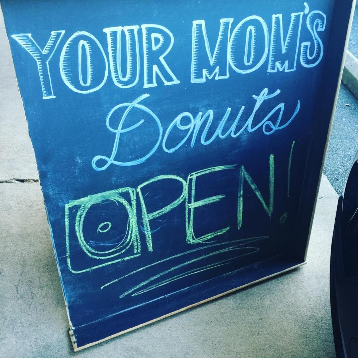 After starting as a doughnut-delivery service, Your Mom’s Donuts set up shop on Monroe Road in Matthews.