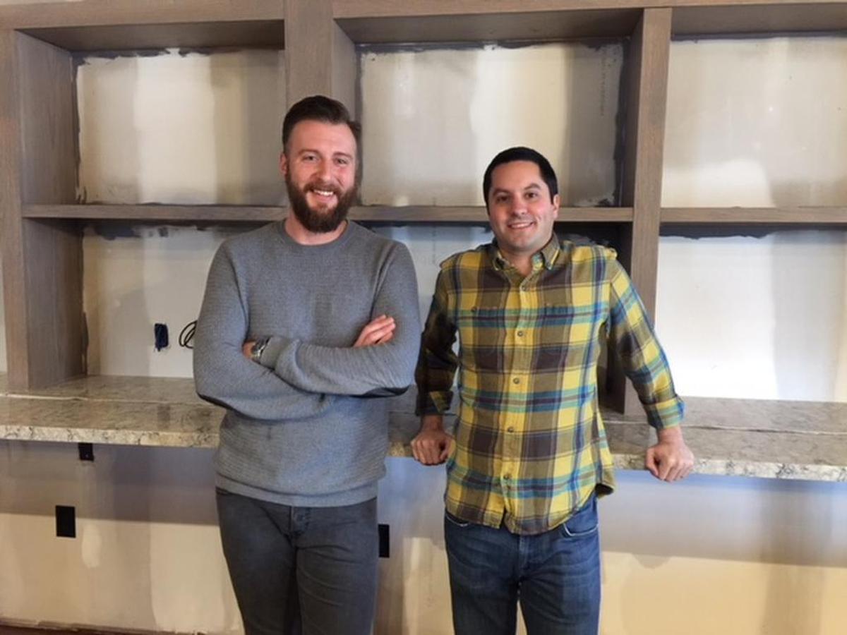 Vince Giancarlo (left) and Jonathan Swope are part of the three-man team behind Zeppelin.