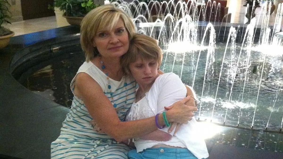 Taylor King, 17, and her mother Sharon, who proposed the state law, now known as Taylor’s Law, establishing an advisory council on rare diseases.