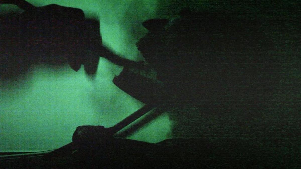 In this demonstration photo of a mannequin, experts used a trick discovered by chemists to show how much mercury can be released when a mercury filling is drilled out of a tooth without protective measures. Only the mercury atoms can absorb photons beamed toward the mannequin at a specific wavelength.