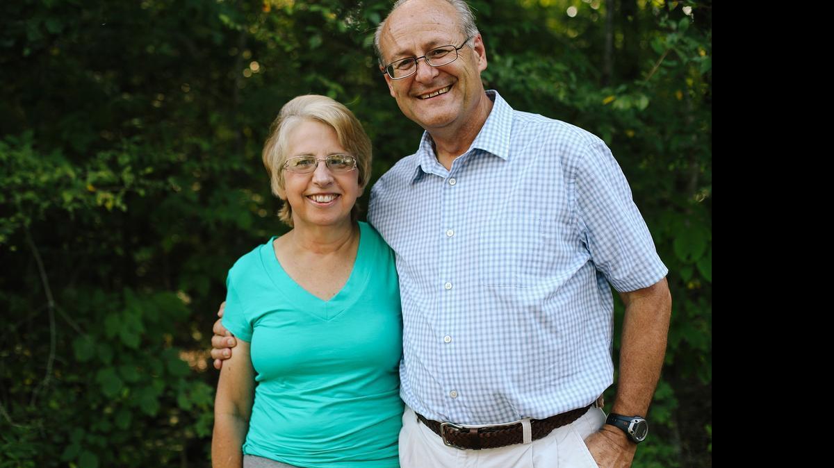 
SIM missionaries Nancy and David Writebol after her recovery from Ebola virus infection, in August 2014. 
