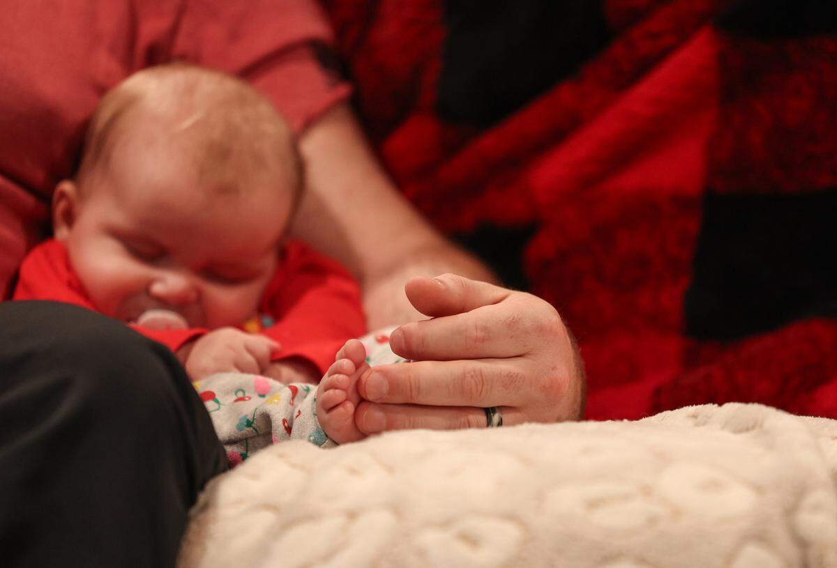 Casey Sutton knows the future is still uncertain for her family, but says “I’m just thankful that Zoie does get time with her dad.”