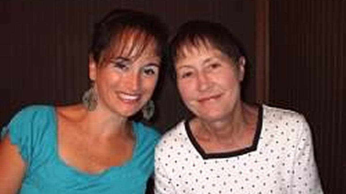 Kathleen Franek and her mother, Bobbie Frandano, who died in 2014.