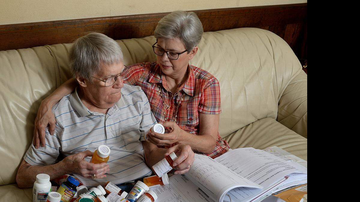 
Retired Charlotte florist Jimmy White and his wife, Martha, paid more than $8,000 for his cancer therapy in pill form even though insurance had paid the entire cost of chemotherapy by injection. White is diagnosed with amyloidosis.
