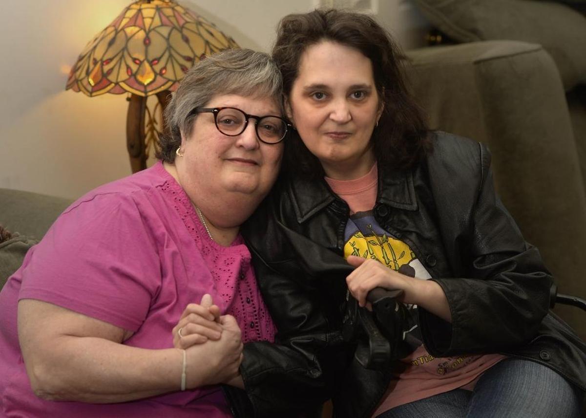 Andrea LaTourette, left, and her daughter Kristin. Andrea is a breast cancer survivor, and she and her daughter, who has an intellectual disability, will get help this Christmas thanks to gift cards supplied by the Charlotte Observer's Empty Stocking Fund.