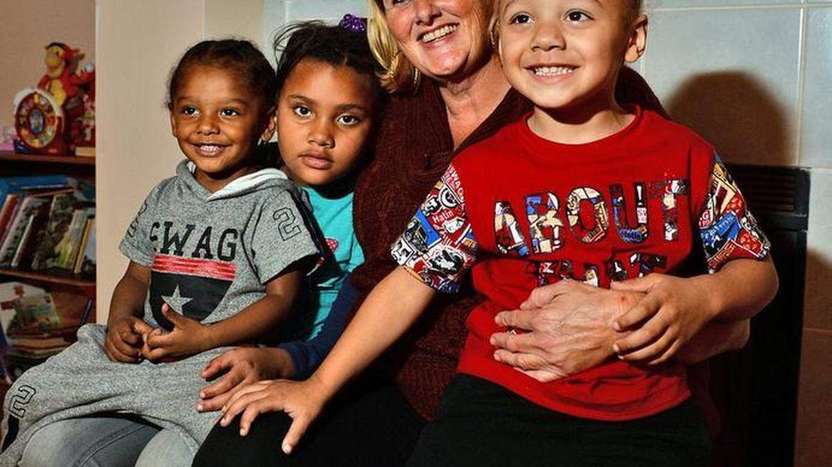 In this 2015 photo, Elizabeth McNiel with her three grand kids, from left to right: Zyh’aire Surls 2, E’onne Smith, 7, and Anthony Surls, 3. McNiel was a recipient of the Salvation Army’s Angel Tree program that year to get help with toys for the kids.