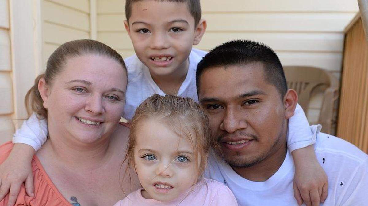 Tarasa Wright along with her husband, Oscar Santiago and kids Tony 6 ,and Andrea 4, will be seeking assistance from The Salvation Army Christmas program for the holiday season.