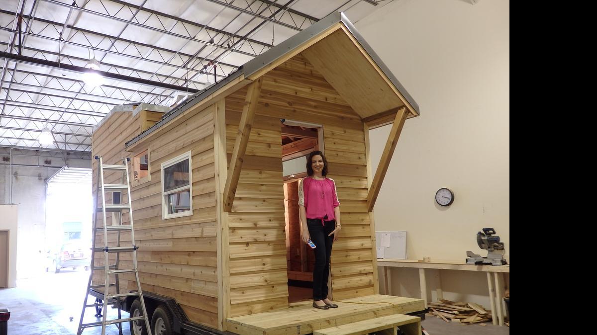
Charlotte writer Jennifer Baxter expects her 144-square-foot tiny house to be delivered on May 31. 


