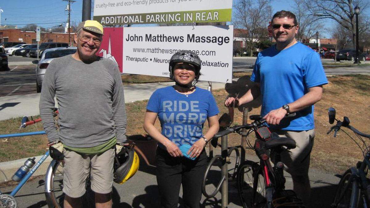 
Pamela Murray of Charlotte Spokes People is working to get more drivers onto bicycles.
