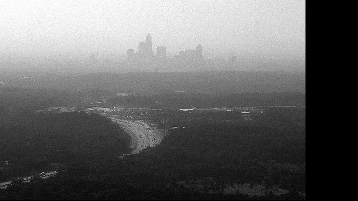 
Air pollution was visible in Charlotte’s skyline in 2002.
