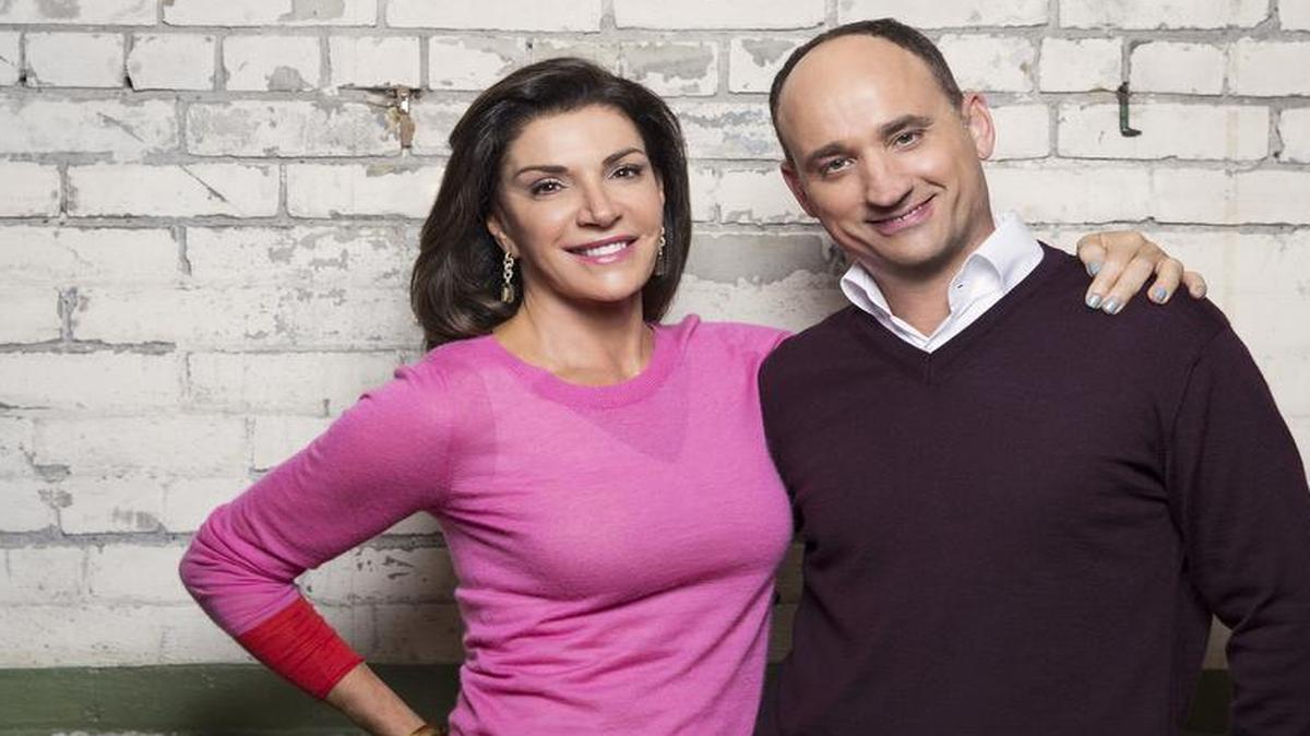 
“Love It or List It” hosts designer Hilary Farr and real estate agent David Visentin.
