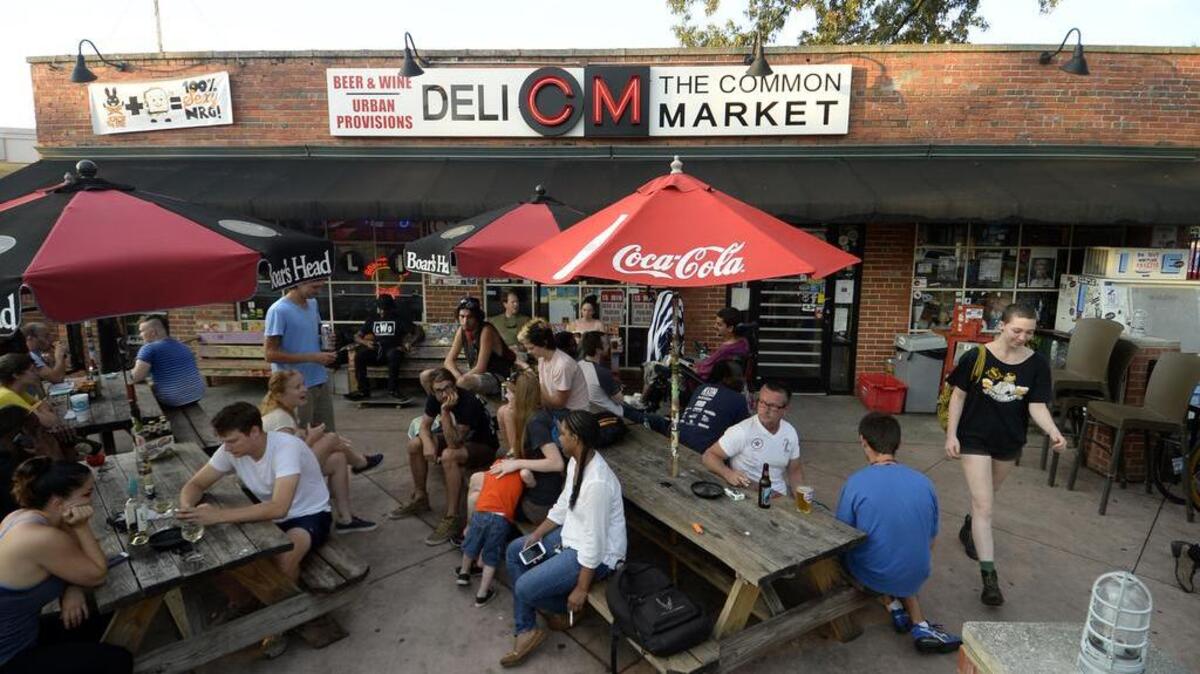 Common Market is Plaza Midwood’s neighborhood hangout.