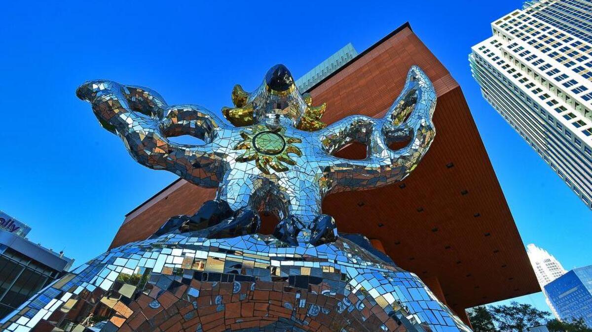 The Firebird outside the Bechtler museum has quickly become one of the most iconic pieces of art in Uptown. Don’t forget to take a photo in front of it.