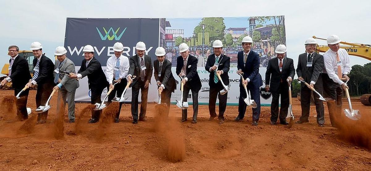 The mixed-use, walkable Waverly project includes housing, office space and retail.