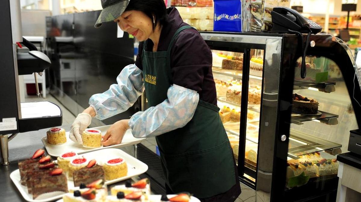 
The Chanelle Cake bakery inside the Grand Asia Market in Stallings offers Hong Kong-style pastries and baked goods. 

