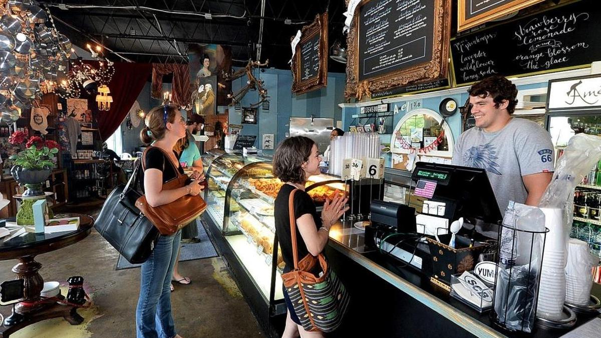 
Amelie’s French Bakery remains a top draw in NoDa. The bakery also has locations in south Charlotte and Rock Hill, with a large uptown spot in the works. 
