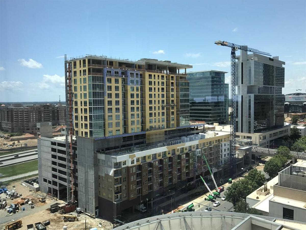 Progress on the Crescent Stonewall Station mixed-use development has been seen in 2017.