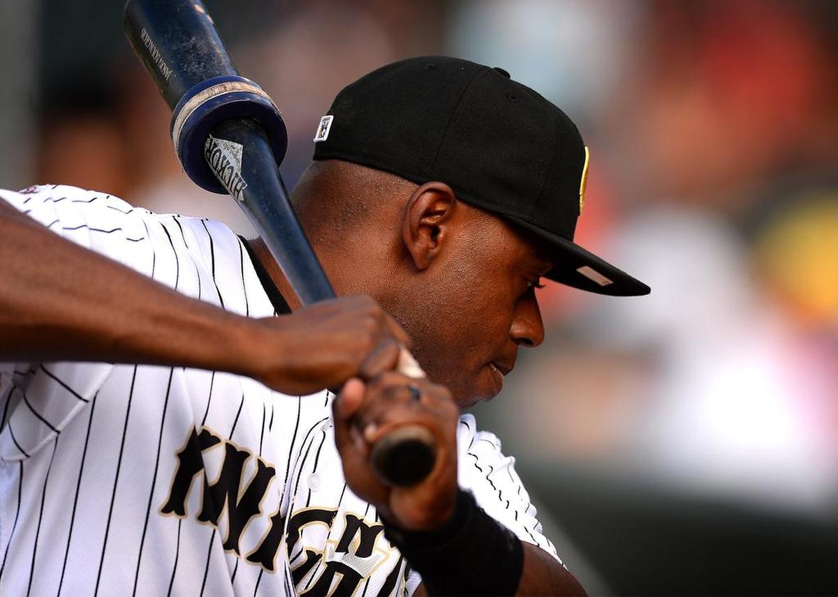 Charlotte Knights outfielder Jason Bourgeois.