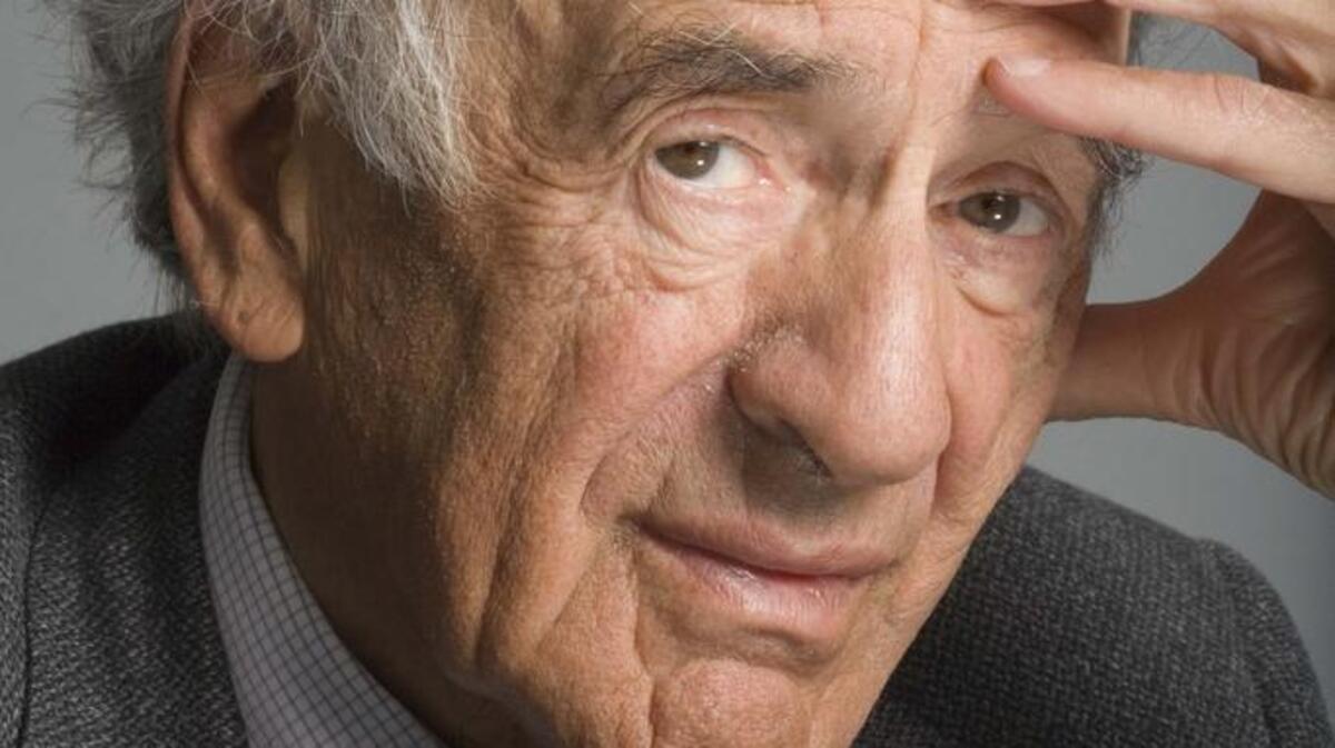 Elie Wiesel photographed in New York City in 2007 for Charlotte Observer.