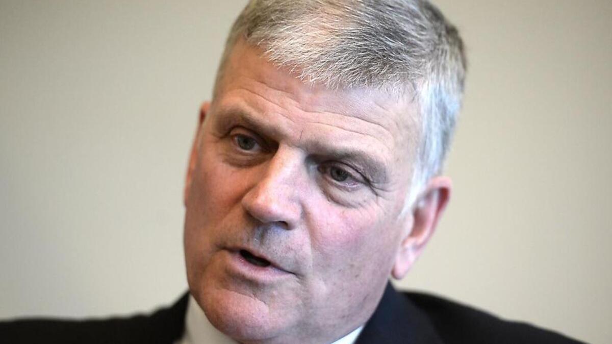 Franklin Graham embarks on a 50-state tour Tuesday in a campaign to get evangelical voters to go to the polls this November.