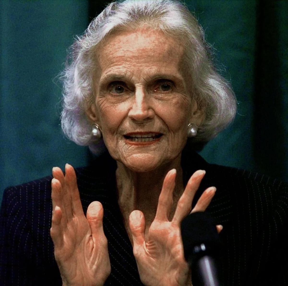 Ruth Bell Graham, wife of evangelist Bill Graham, in 1998 before the start of a four-day Tampa, Fla. crusade. She died in 2007.