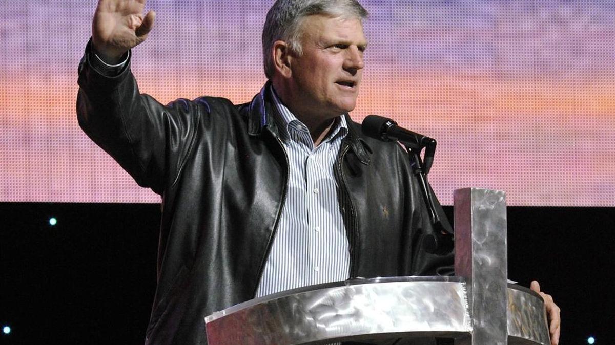 Franklin Graham in 2014. He heads the Charlotte-based Billy Graham Evangelistic Association.