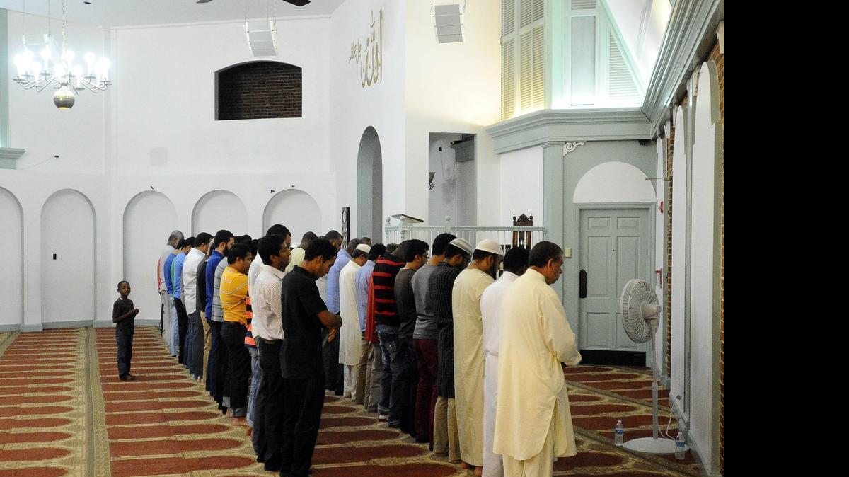 
Worshipers at the Muslim American Society of Charlotte mosque pray during Ramadan in 2014. It is a sacred month of fasting and repentance.
