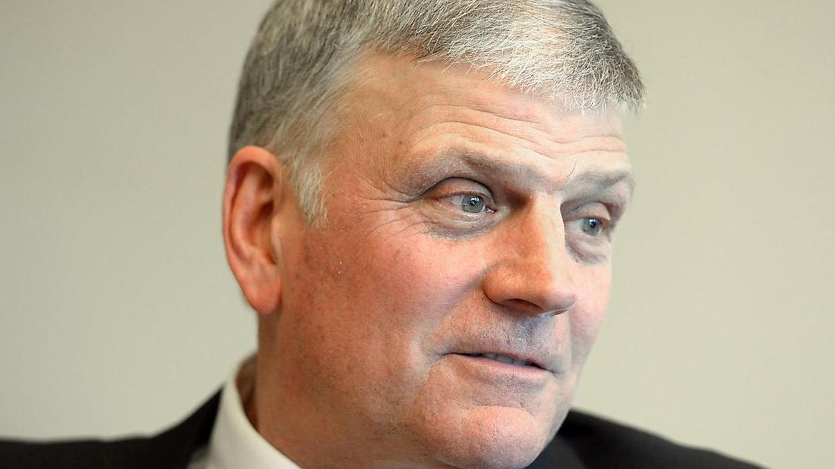Franklin Graham, whose interview with Charlotte’s WBTV (channel 3) was broadcast Thursday.