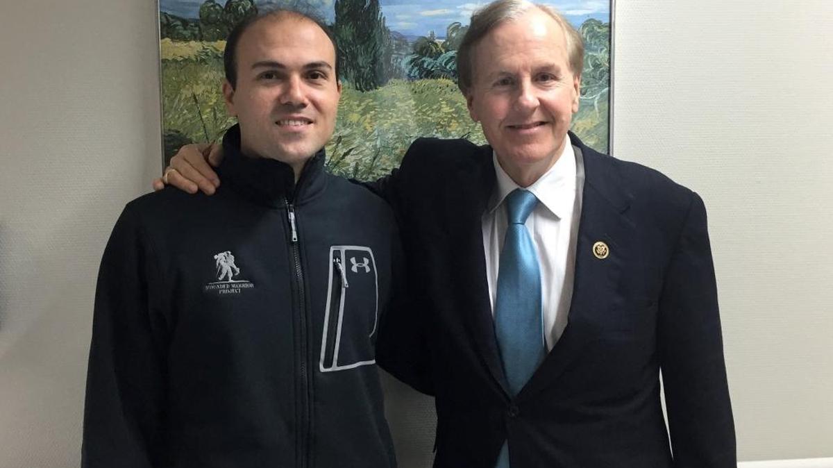 Pastor Saeed Abedini, recently released from an Iranian prison after more than three years, met this week with U.S. Rep. Robert Pittenger of Charlotte at Landstuhl Regional Medical Center in Germany. On Thursday, Abedini will finally arrive back in the United States, where he and his family be hosted by the Billy Graham Training Center at The Cove in Asheville. There, he is expected to rest and get counseling with his family.