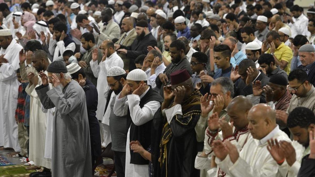 In 2015, Charlotte area Muslims celebrate Eid Al Adha, also know as the holiday of sacrifice, at the Cabarrus Arena & Events Center. This year, on Monday morning, they will gather at the Charlotte Convention Center to commrmorate Abraham’s obedience to God and the pilgramage to Mecca -- the Haj -- made every year by millions of Muslims.