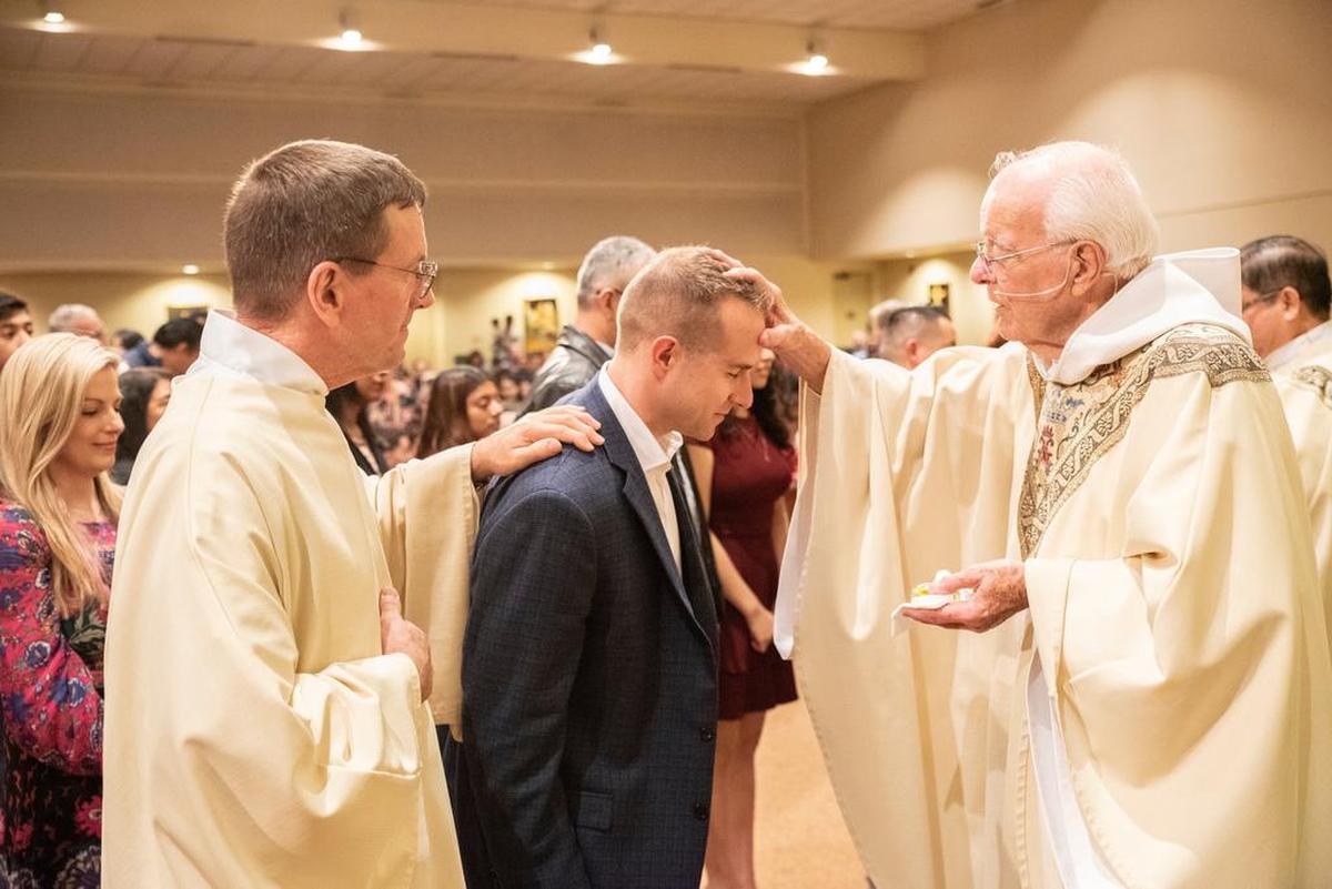 Father Frank O’Rourke is retiring in October after 44 years of baptisms, First Communions, confessions, weddings and funerals.