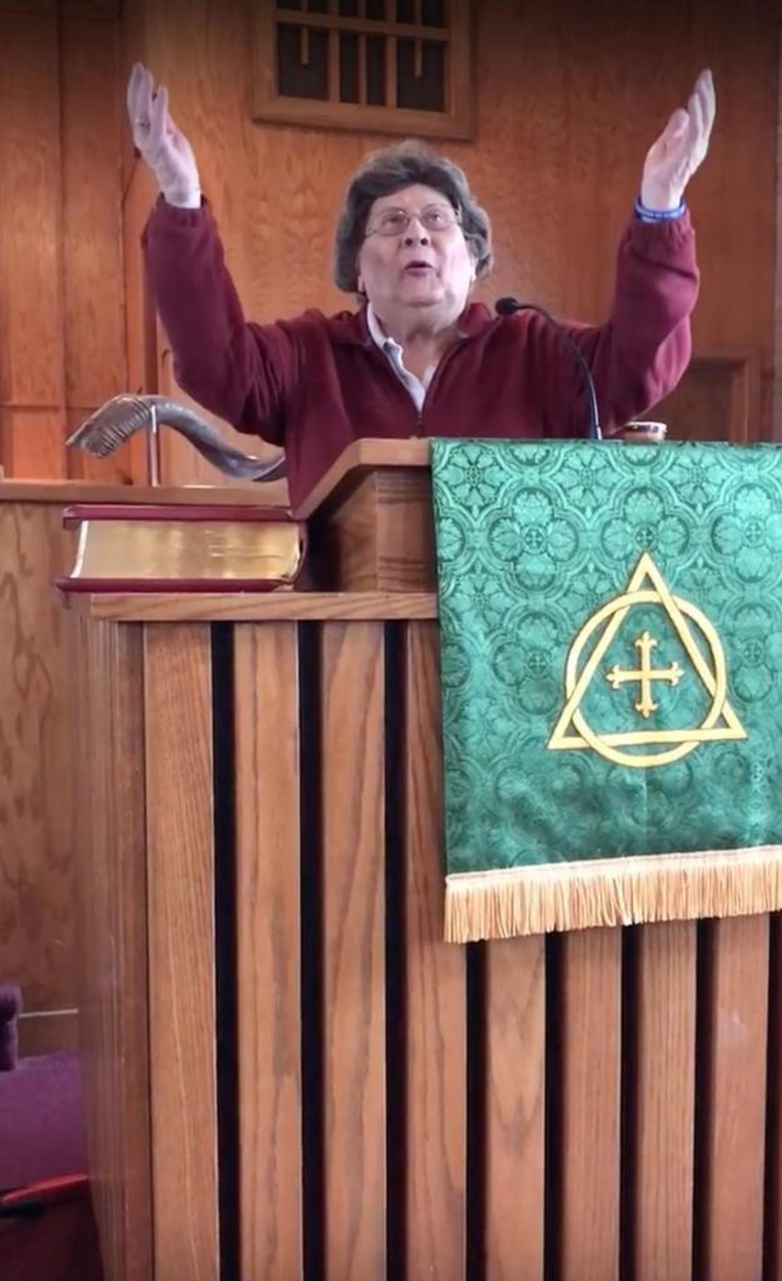Nancy Ledins was known among fellow members at Wedgewood Church for her Latin benedictions.