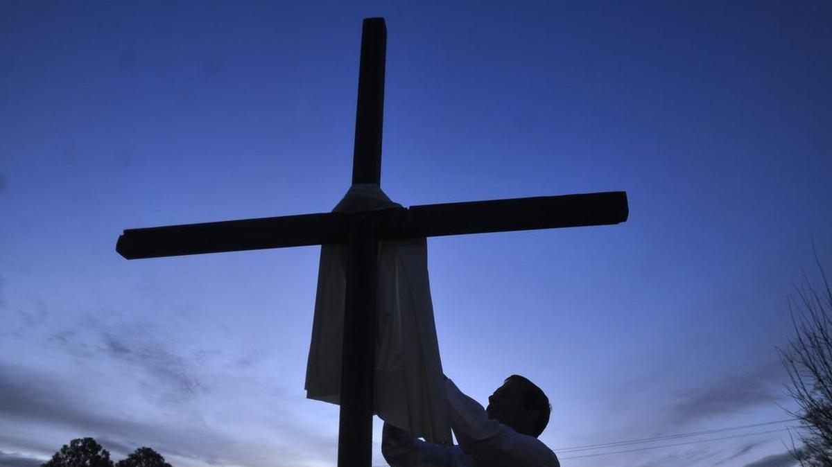 Easter Sunrise Services will be held in Raleigh. Pictured is a service at St. Andrew's United Methodist Church in Oxford, Miss. in 2015.