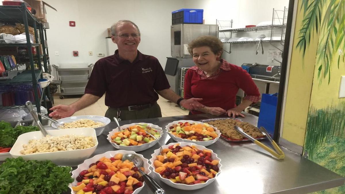 Roy and Wendy Weinberger volunteer at the Children’s Attention Home in Rock Hill. Members of Temple Solel, a Reform Jewish congregation in Fort Mill, donated their time on Christmas to serve lunch to the children and staff. Temple Solel has been a long-time financial supporter of the home, and some members volunteer on a weekly basis.