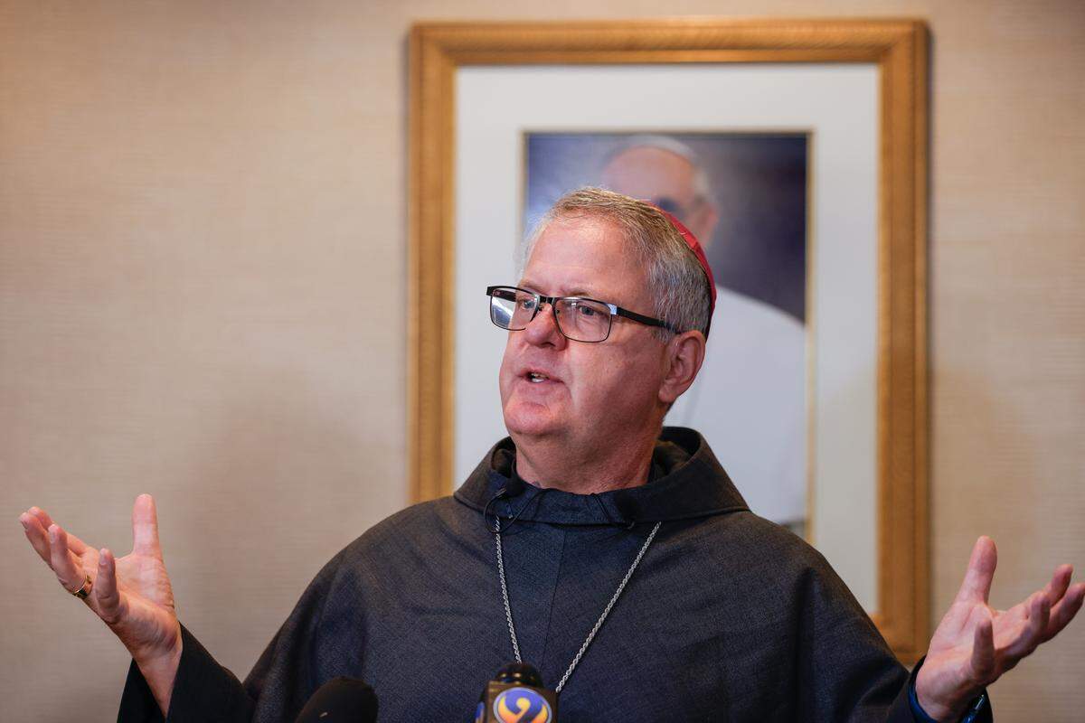 Bishop Michael Martin of the Diocese of Charlotte said Monday that the death of Pope Francis is a day of sorrow for the Catholic Church and the diocese in particular at a press conference in Charlotte. Martin announced that the public is invited to join Catholics in remembering Pope Francis from 7 p.m. to 8 p.m. at Western North Carolina churches across the diocese.