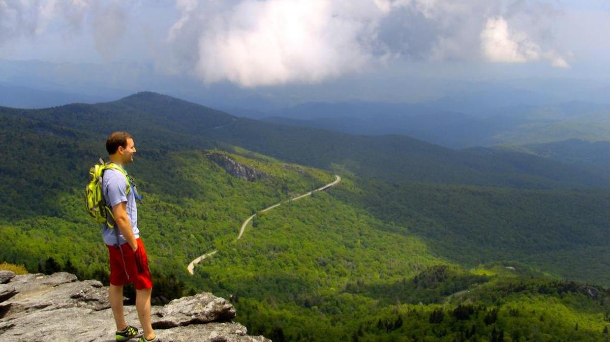 Grandfather Mountain State Park is a rugged, 2,456-acre expanse enjoyed by hikers and backpackers.