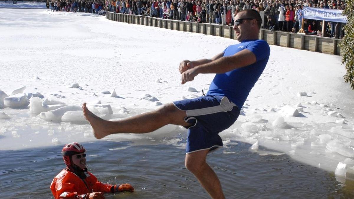 Have trouble waking up Saturday mornings? Jan. 30, take the Polar Plunge into Lake Chetola at Blowing Rock’s WinterFest.