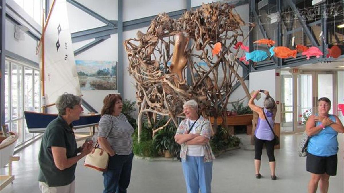The N.C. Carolina Estuarium, on Washington’s waterfront, is a great place to learn about the role of water in our lives through art, science, nature and history.