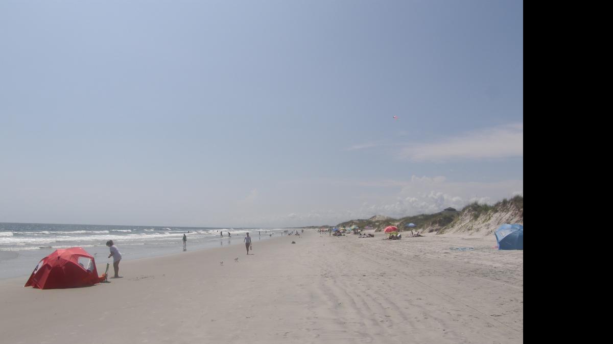 
Even during peak summer season, the beach on Bear Island, part of Hammocks Beach State Park, is generally uncrowded.
