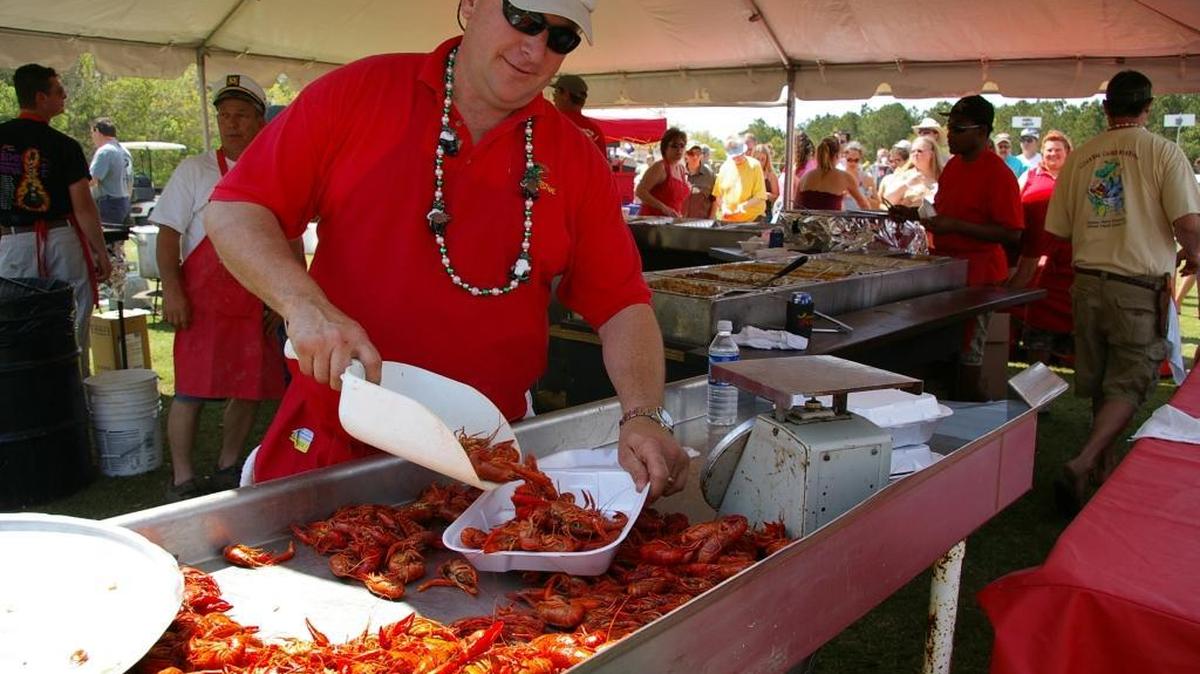 What’s cooking at the Lowcountry Cajun Festival? Vendors will be selling Cajun and Creole fare – jambalaya, alligator, etouffe, andouille sausage and of course, crawfish. There will also be Carolina Lowcountry favorites like seafood and Southern barbecue.