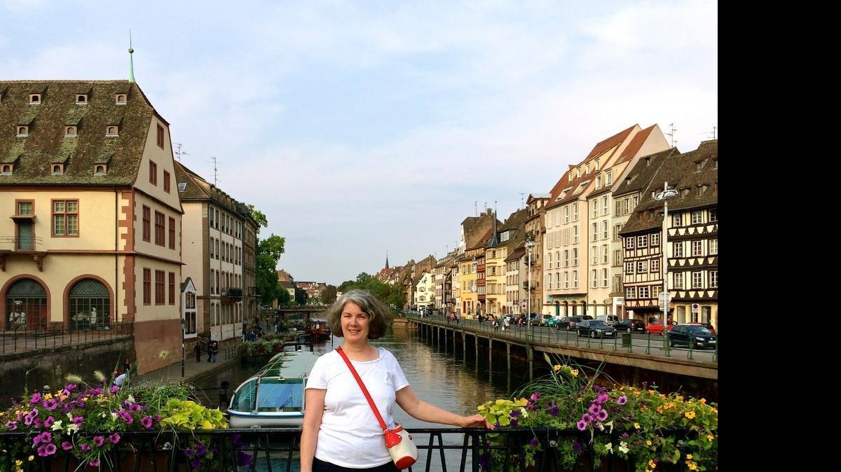 
Bluette Matthey: “
My son took this on one of the canals in Strasbourg, France, a city that is significant in my third book, ‘Black Forest Reckoning.’ ”
