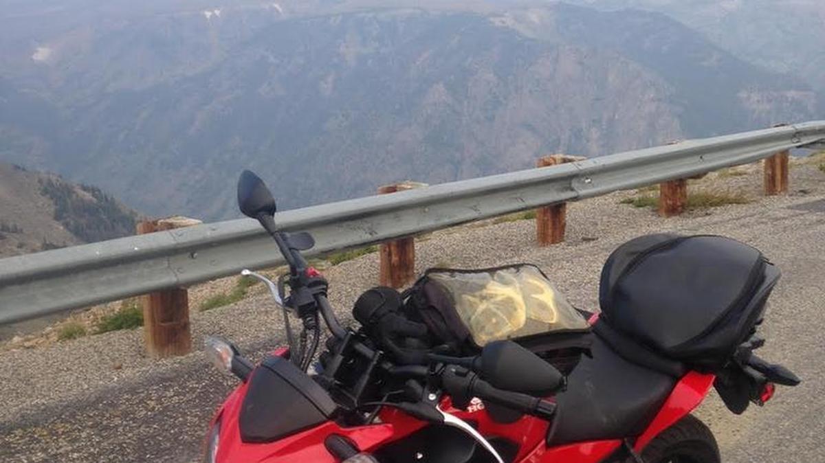 Climbing to Beartooth Pass, in 48-degree temperatures – with a temperature in the 30s at the top, at an elevation of 10,947 feet.